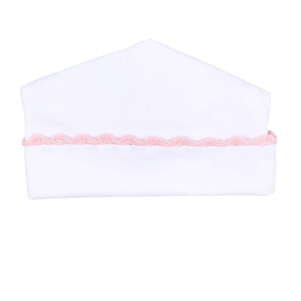 Magnolia Baby Baby Joy Spring24 Embroidered Hat Pink - Fun & Fancy Children's Boutique