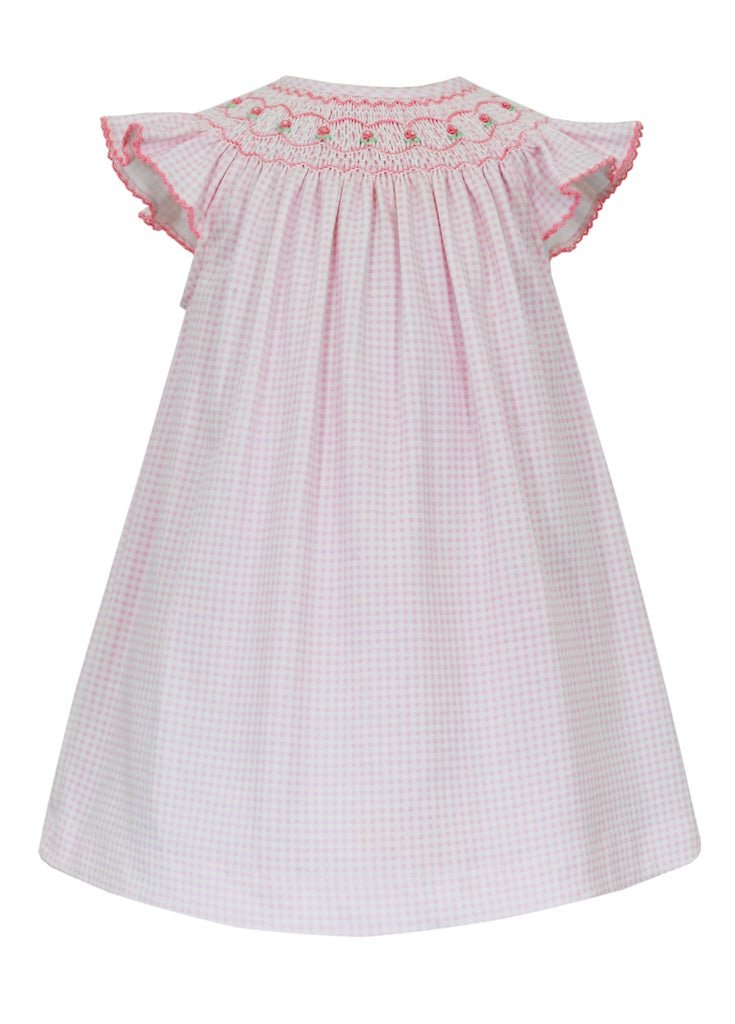 Petit Bebe Amelia Sleeveless Bishop Pink Gingham - Fun & Fancy Children's Boutique