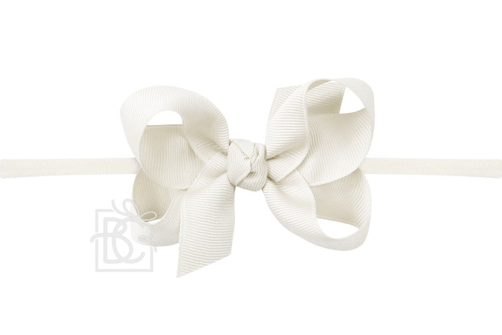 PhoseHdband Mbow Ant.White One Size - Fun & Fancy Children's Boutique