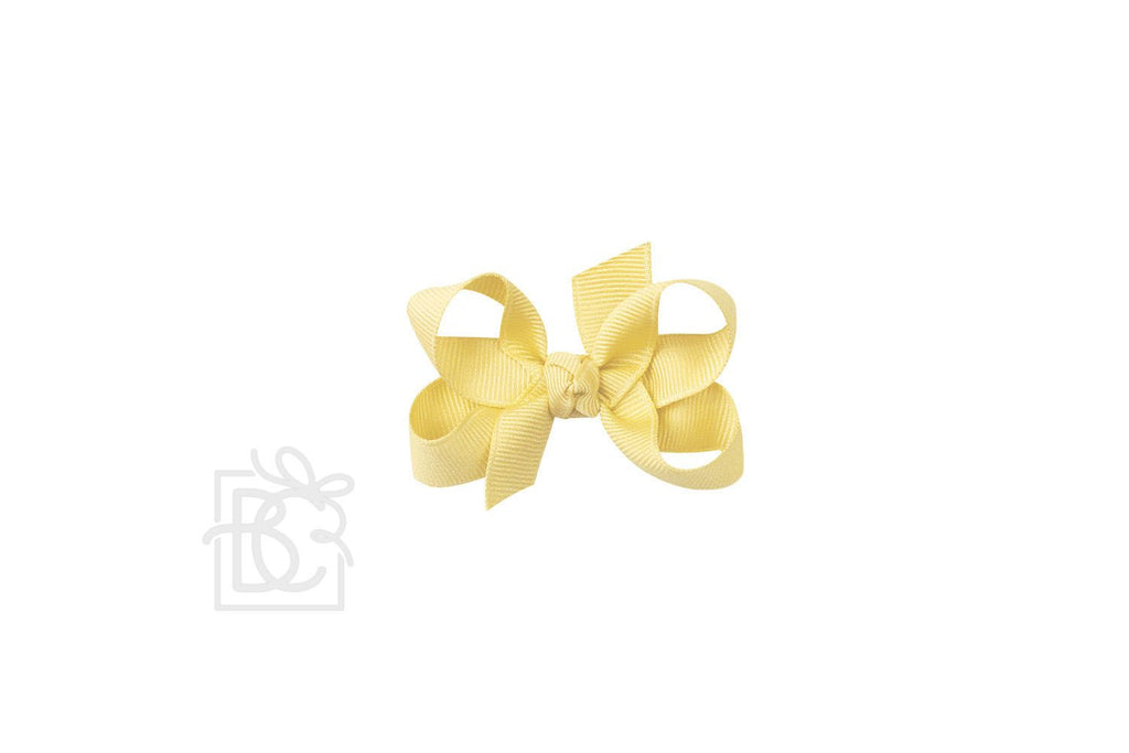 small bow lt.yellow - Fun & Fancy Children's Boutique