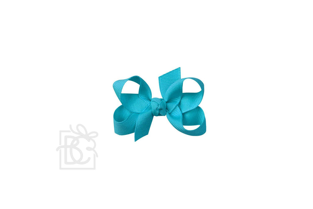 small bow turquoise - Fun & Fancy Children's Boutique