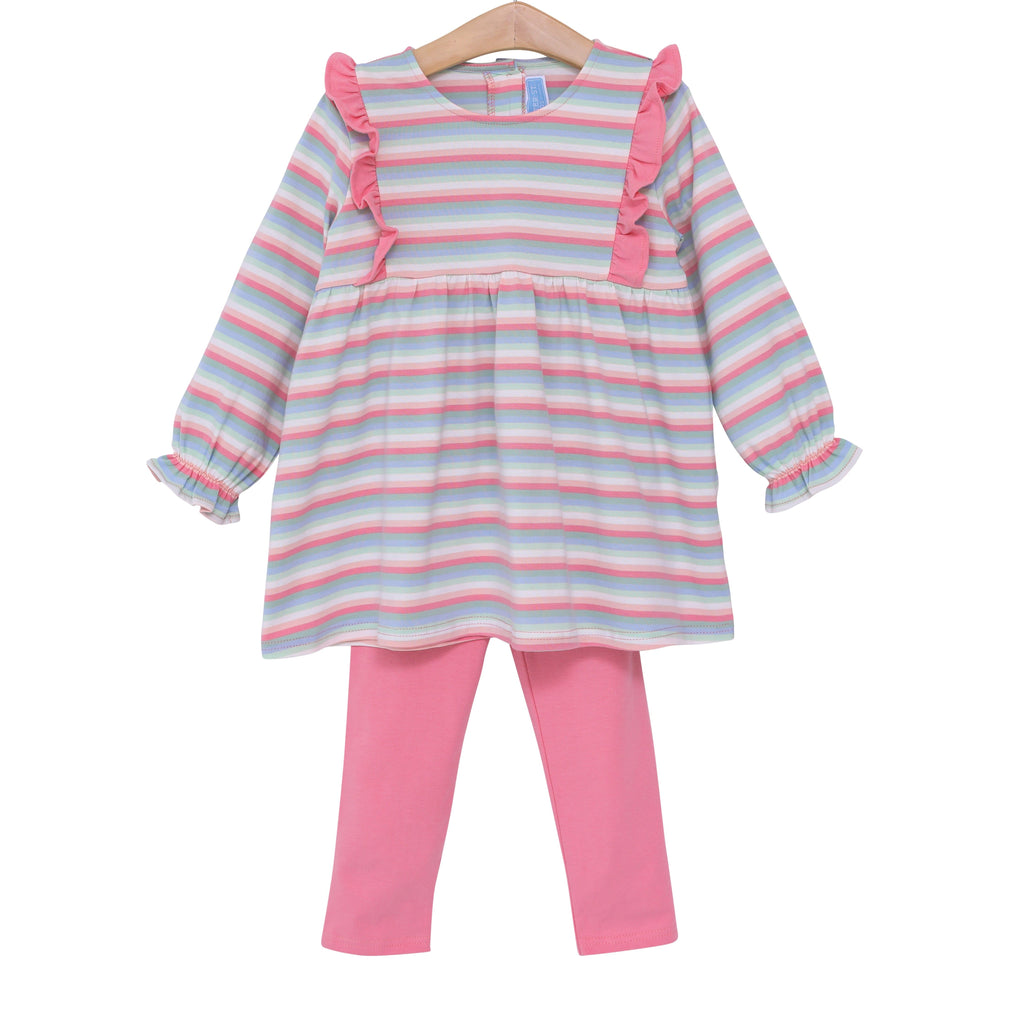 Trotter Street Kids Stella Pant Set Multi Stripe - Fun & Fancy Children's Boutique