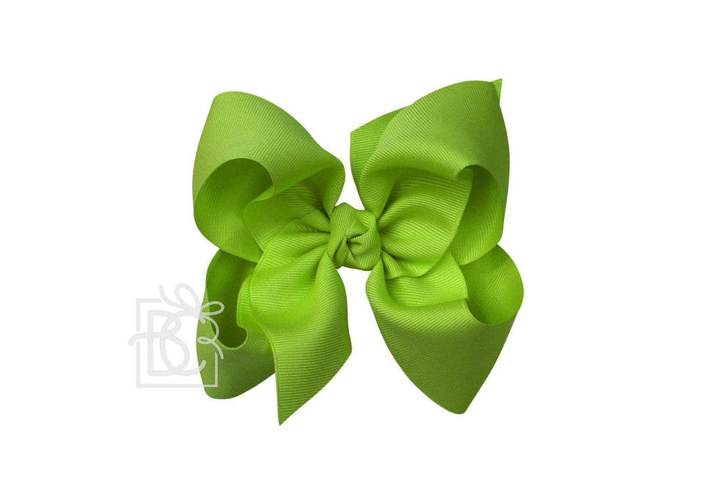 XL bow apple green - Fun & Fancy Children's Boutique