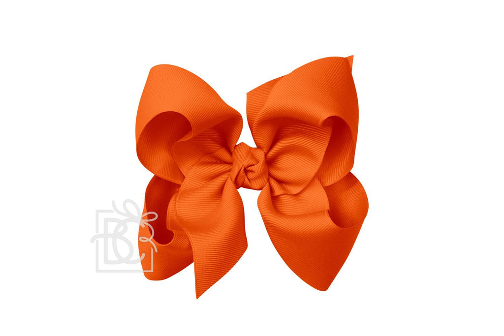 XL Bow Orange - Fun & Fancy Children's Boutique