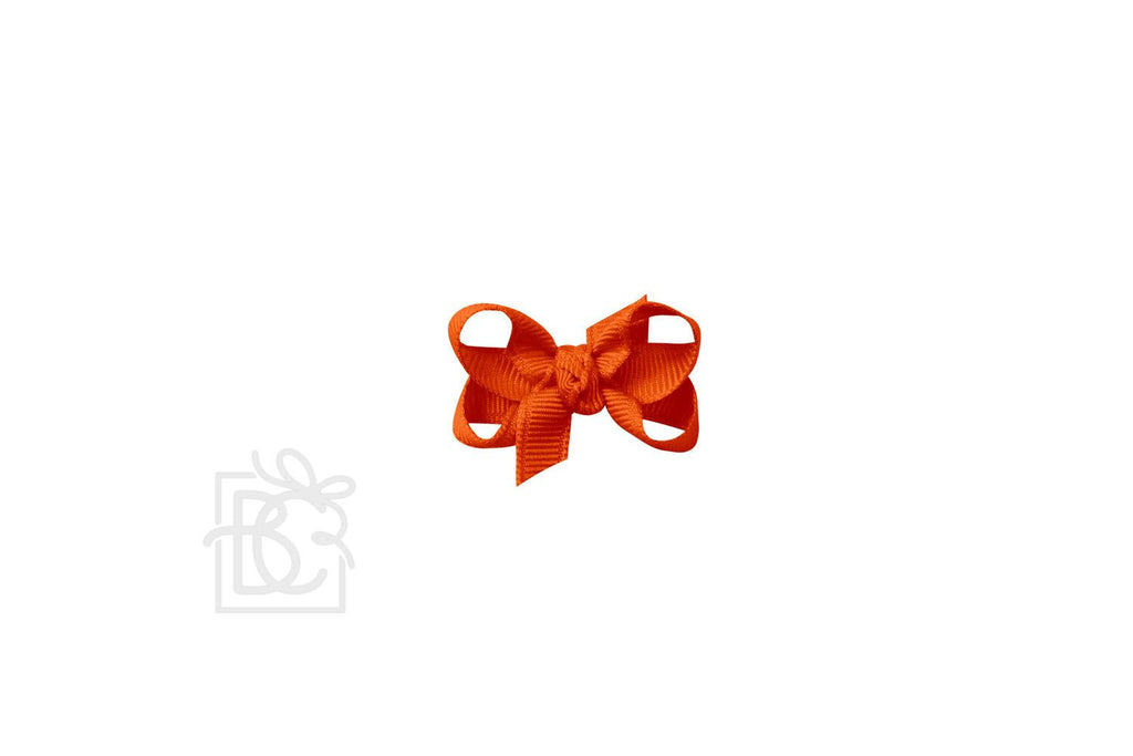 Xsmall Bow Orange - Fun & Fancy Children's Boutique